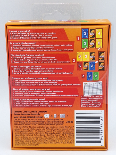 UNO Zero - NEU - Mattel 2024